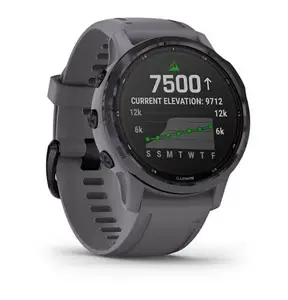 Смарт-годинник Garmin Fenix 6S Pro Solar Edition Amethyst Steel with Shale Gray Band (010-02409-15)
