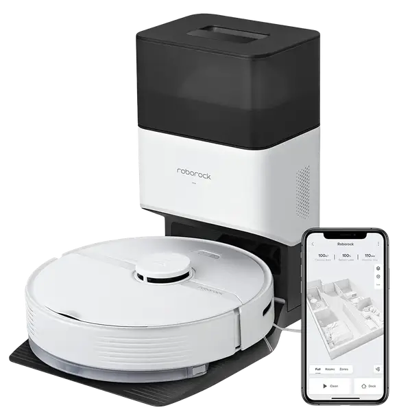 Робот-пилосос з вологим прибиранням RoboRock Vacuum Cleaner Q7+ White