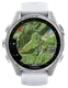 Спортивные часы Garmin Fenix 8 43mm AMOLED Silver with Whitestone Silicone Band (010-02903-00)