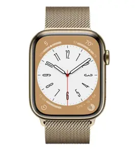 Смарт-годинник Apple Watch 8 45/Gold Milanese Loop LTE (MNKQ3)