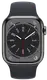 Смарт-годинник Apple Watch 8 41/Graphite Steel/Midnight Sport LTE (MNJJ3)