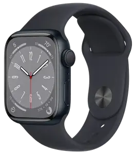 Смарт-годинник Apple Watch 8 41/Midnight Aluminum/Midnight Sport GPS (MNP53)
