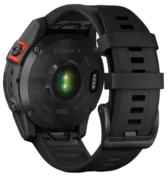 Смарт-годинник Garmin Fenix 7 Solar Slate Gray with Black Band (010-02540-10/11)