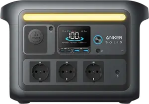 Зарядна станція Anker Solix C800X 768Wh 1200W (A1755311)