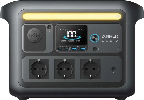 Зарядна станція Anker Solix C800X 768Wh 1200W (A1755311)