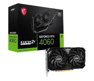 Видеокарта MSI GeForce RTX 4060 VENTUS 2X BLACK 8G OC Видеокарта MSI GeForce RTX 4060 VENTUS 2X BLACK 8G OC