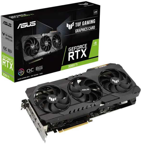 Відеокарта ASUS TUF-RTX3060TI-O8GD6X-GAMING