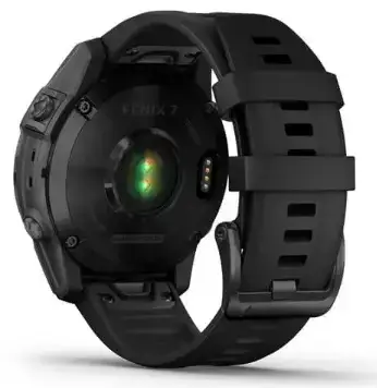 Смарт-годинник Garmin Fenix 7 Sapphire Solar Black DLC Titanium with Black Band (010-02540-34/35)