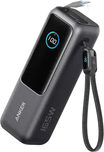 Зарядний пристрій (PowerBank) Anker Power Bank 25000mAh 165W USB-C Retractable Cable (A1695H11)