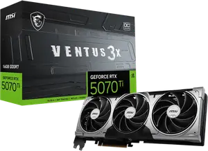 Відеокарта MSI GeForce RTX 5070 Ti 16G VENTUS 3X OC (912-V531-083)