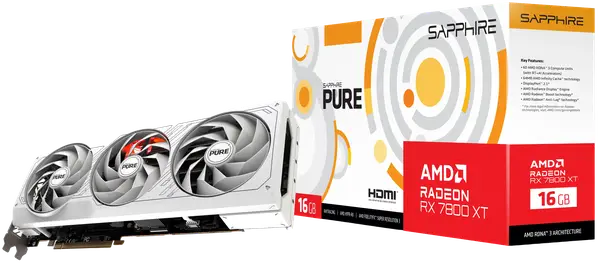 Відеокарта Sapphire Radeon RX 7800 XT 16GB PURE (11330-03)