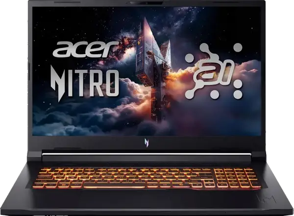 Ноутбук Acer Nitro V17 AI Ryzen AI 7-350/16GB/1TB/Win11 RTX5060 (ANV17-61 || NH.QWEEP.005)