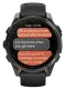 Спортивний годинник Garmin Fenix 8 51mm Solar Sapphire Carbon Gray DLC Titanium w. Black/Pebble Gray S. Band (010-02907-10/11)