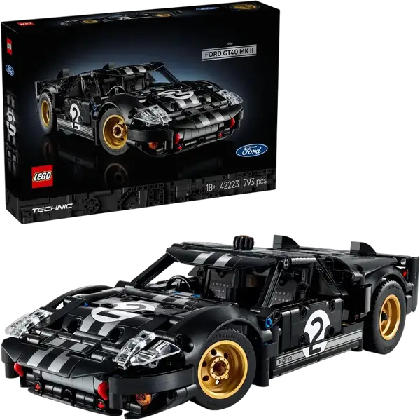 Блок-конструктор, Авто-конструктор LEGO Technic Автомобіль для перегонів Ford GT40 MKII 1966 року (42223)