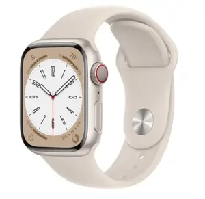 Смарт-годинник Apple Watch 8 41/Starlight Aluminum/Starlight Sport LTE (MNHY3) Смарт-годинник Apple Watch 8 41/Starlight Aluminum/Starlight Sport LTE (MNHY3)