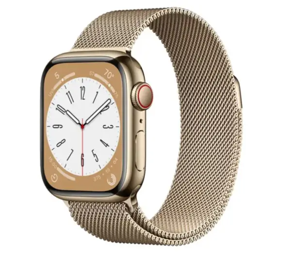 Смарт-годинник Apple Watch 8 41/Gold Milanese Loop LTE (MNJF3)