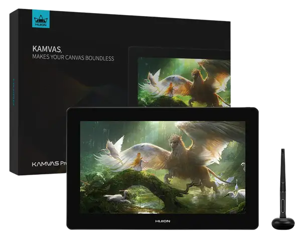 Графический планшет Huion Kamvas Pro 16 Plus 4K Silver