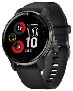 Смарт-часы Garmin Venu 2 Plus Slate Stainless Steel Bezel with Black Case and Silicone Band (010-02496-11) Смарт-часы Garmin Venu 2 Plus Slate Stainless Steel Bezel with Black Case and Silicone Band (010-02496-11)