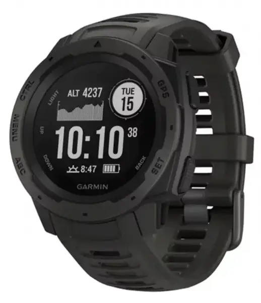 Смарт-годинник Garmin Instinct Graphite (010-02064-00)