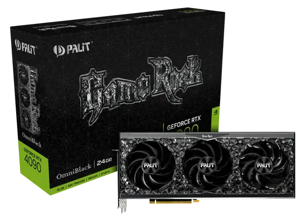 Відеокарта Palit GeForce RTX 4090 GameRock OmniBlack (NED4090019SB-1020Q)