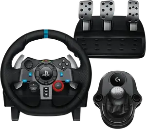 Комплект кермо + педалі Logitech G29 + Shifter PC/PS3/PS4/PS5 (941-000112 + 941-000130) Комплект кермо + педалі Logitech G29 + Shifter PC/PS3/PS4/PS5 (941-000112 + 941-000130)