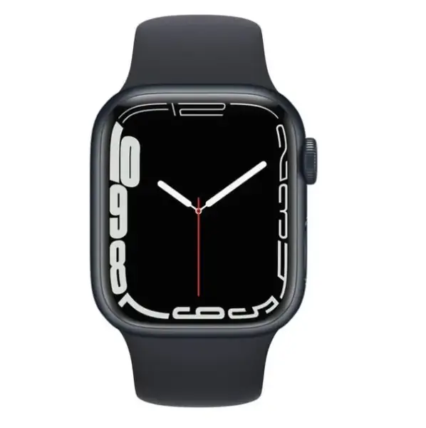 Смарт-годинник Apple Watch Series 7 GPS + Cellular 41mm Midnight Aluminum Case w. Midnight S. Band (MKH73)