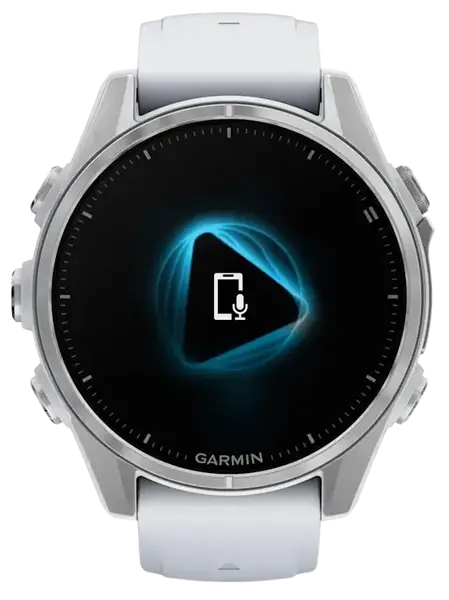 Спортивные часы Garmin Fenix 8 43mm AMOLED Silver with Whitestone Silicone Band (010-02903-00)