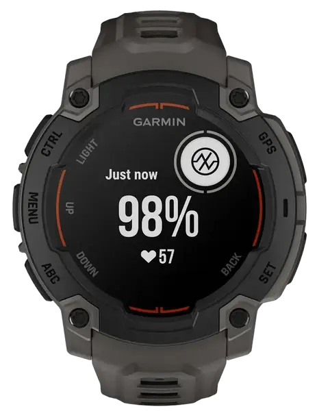 Смарт-годинник Garmin Instinct E 45mm Black with Charcoal Band (010-02933-00)