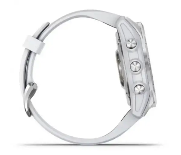 Смарт-годинник Garmin Fenix 7S Silver with Whitestone Band (010-02539-02/03)
