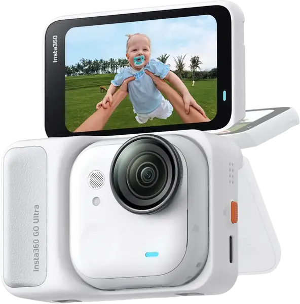 Екшн-камера Insta360 GO Ultra Standard Bundle (Arctic White) (CINSABEA(GOUltra01) / 6977644761342)