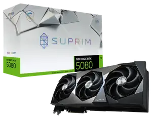 Відеокарта MSI GeForce RTX 5080 Suprim SOC 16GB GDDR7 DLSS4