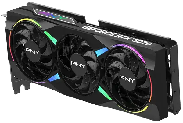 Відеокарта PNY GeForce RTX 5070 ARGB OC 12GB GDDR7 DLSS4 (VCG507012TFXXPB1-O)