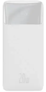 Зовнішній акумулятор (Power Bank) Baseus Bipow Digital Display 20W 10000mAh white (PPDML-L02) Зовнішній акумулятор (Power Bank) Baseus Bipow Digital Display 20W 10000mAh white (PPDML-L02)