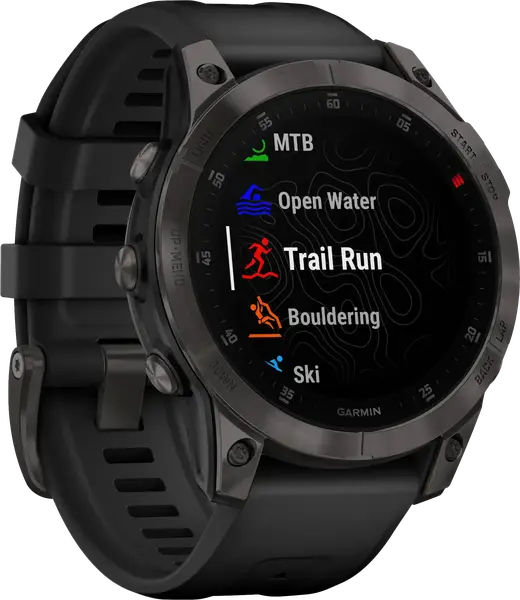 Смарт-годинник Garmin Epix (Gen 2) Sapphire - Black Titanium (010-02582-10/11)