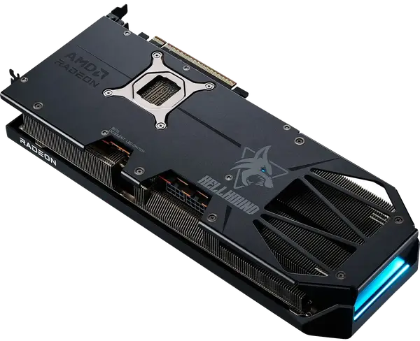 Відеокарта PowerColor Radeon RX 9070 XT Hellhound 16GB GDDR6 (RX9070XT 16G-L/OC)