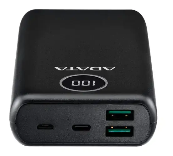 Зовнішній акумулятор (Power Bank) ADATA P20000QCD 20000mAh Black