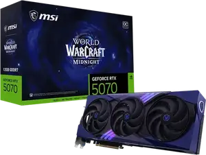 Відеокарта MSI GeForce RTX 5070 12G WoW Midnight Void Edition OC (912-V532-251)