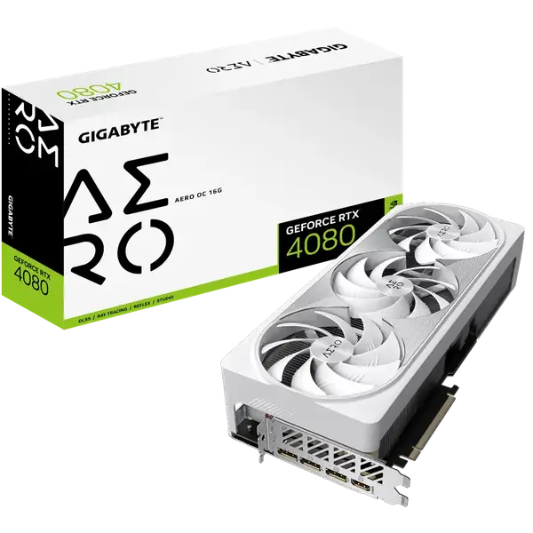 Відеокарта GIGABYTE GeForce RTX 4080 16GB AERO OC (GV-N4080AERO OC-16GD)