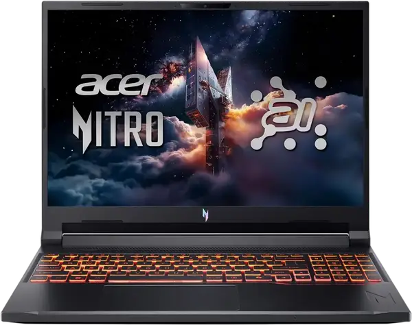 Ноутбук Acer Nitro V 16 AI Ryzen AI 5-340/64GB/2TB/Win11PX RTX4050 (ANV16-61 || NH.QULEP.001)
