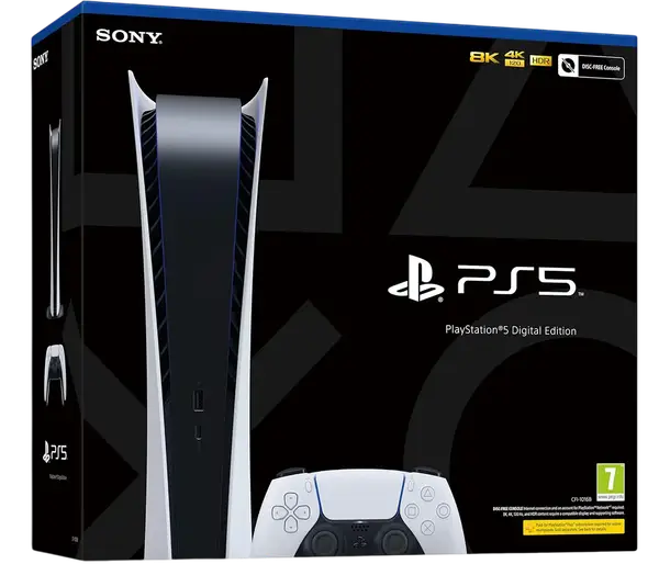 Стаціонарна ігрова приставка Sony PlayStation 5 Digital Edition 825GB