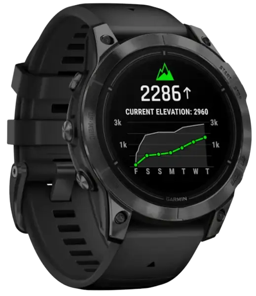 Смарт-часы Garmin Epix Pro Gen 2 47mm Slate Gray w. Black Band (010-02803-00/01)