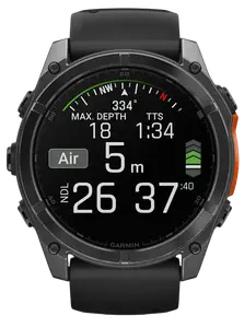 Спортивний годинник Garmin Fenix 8 51mm AMOLED Slate Gray with Black Silicone Band (010-02905-00) Спортивний годинник Garmin Fenix 8 51mm AMOLED Slate Gray with Black Silicone Band (010-02905-00)