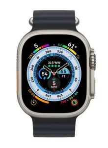 Смарт-годинник Apple Watch Ultra GPS + Cellular 49mm Titanium Case with Midnight Ocean Band (MQET3/MQFK3) Смарт-годинник Apple Watch Ultra GPS + Cellular 49mm Titanium Case with Midnight Ocean Band (MQET3/MQFK3)