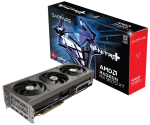 Відеокарта Sapphire Radeon RX 9070 XT Nitro+ OC 16GB GDDR6 (11348-01-20G) Відеокарта Sapphire Radeon RX 9070 XT Nitro+ OC 16GB GDDR6 (11348-01-20G)