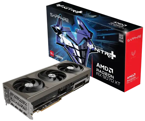 Відеокарта Sapphire Radeon RX 9070 XT Nitro+ OC 16GB GDDR6 (11348-01-20G)