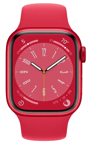 Смарт-годинник Apple Watch 8 41/(PRODUCT)RED Aluminum/RED Sport GPS (MNP73)