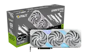 Відеокарта Palit GeForce RTX 4070 Ti GamingPro White OC (NED407TV19K9-1043W)