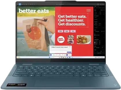 Ноутбук Lenovo Yoga 7 2-in-1 14AKP10 Ryzen AI 5 340 / 16 GB / 512 GB / W11 (83JR004FPB)