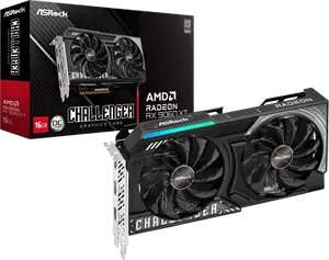 Відеокарта ASRock Radeon RX 9060 XT Challenger OC 16GB GDDR6 (RX9060XT CL 16GO)