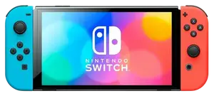 Портативна ігрова приставка Nintendo Switch OLED with Neon Blue and Neon Red Joy-Con